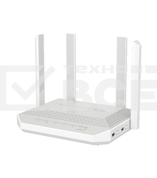 Мультигигабитный интернет-центр Netcraze Giga (NC-1012) с Mesh Wi-Fi 6 AX3000, Smart-коммутатором 1×2.5G/SFP и 4×1G, многофункциональными портами USB 3.0 и 2.0
