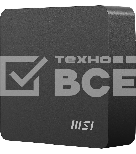 Неттоп MSI Cubi NUC AI 1UMG-064XRU Core Ultra 7 155H (1.4) 16Gb SSD 1Tb Graphics CR без ОС 2xGbitEth WiFi BT 120W черный (9S6-B20911-065)