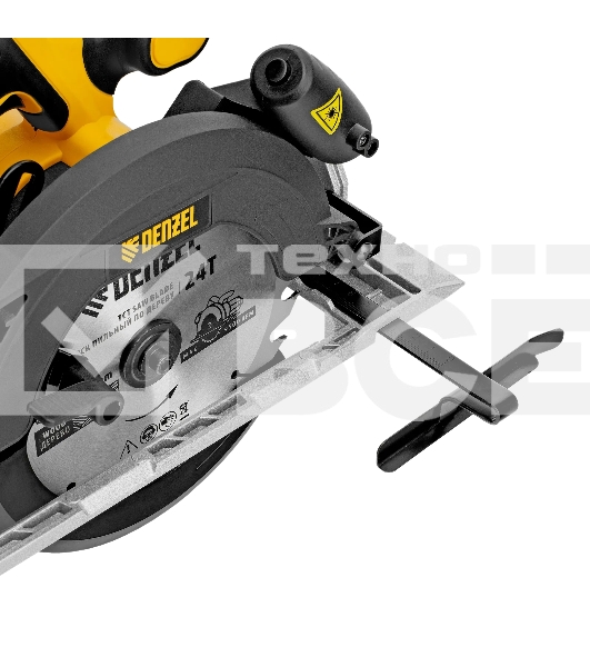 Пила циркулярная аккумуляторная бесщет. Denzel CCSH-BL-20-185, 185 мм, Li-Ion, 20 В