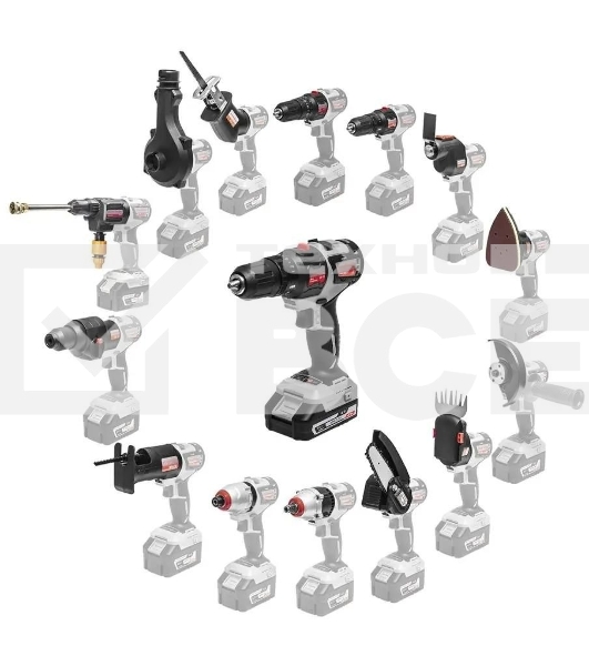 Дрель-шуруповерт аккумуляторная Интерскол ДА-10/18В аккум. патрон:быстрозажимной (кейс в комплекте) (755.2.1.47)