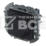 Светорегулятор поворотный Legrand без нейтрали, 300 Вт, антрацит, фото2