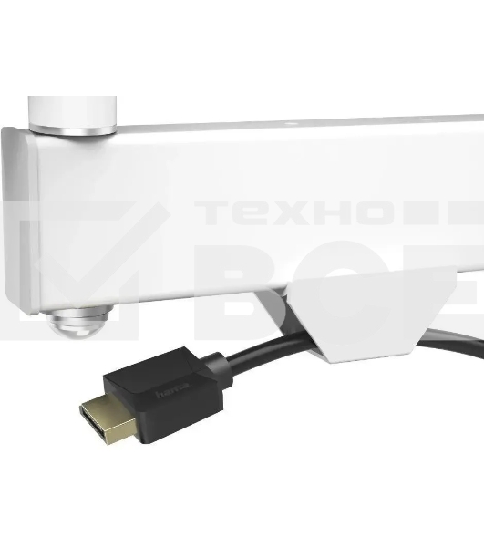 Кронштейн для телевизора Hama Fullmotion черный/белый 19'-48' макс.20кг настенный поворот и наклон