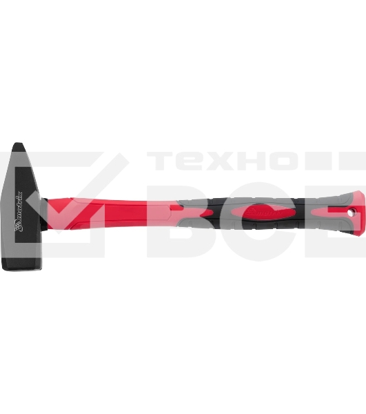 Молоток слесарный Matrix ''optimal'' 1500 г, фибергласовая обрезиненная рукоятка, квадратный боек