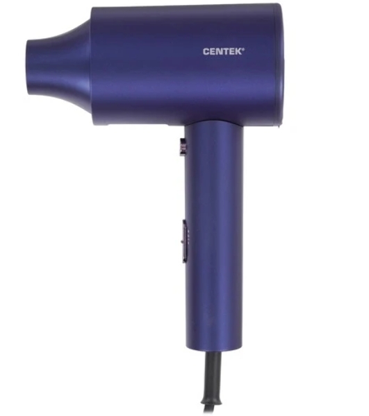 Фен Centek CT-2204 синий, 2000 Вт, ионизация