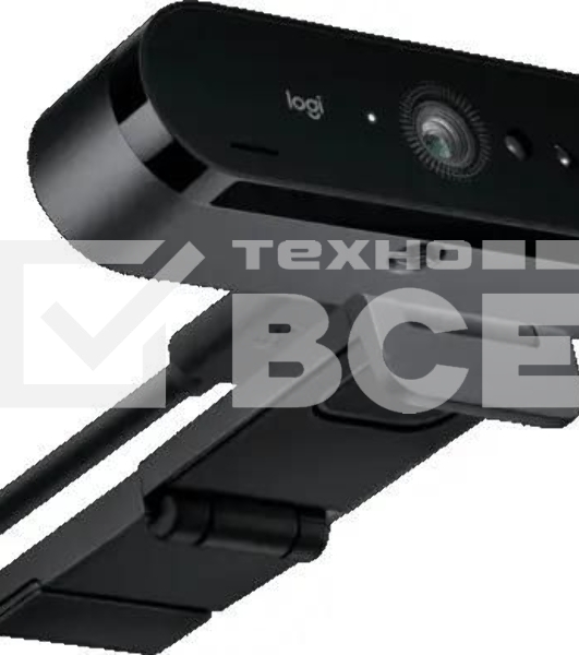 Камера Web Logitech BRIO черный 13Mpix (4096x2160) USB3.0 с микрофоном (960-001725)