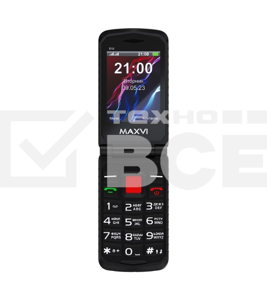 Мобильный телефон Maxvi E10 красный