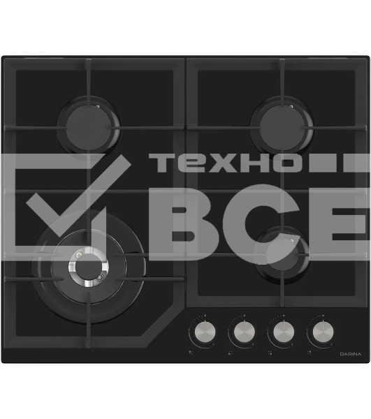 Газовая варочная поверхность Darina ER4 BGC 341 08 B черный