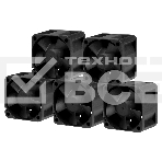 Комплект вентиляторов для корпуса Arctic S4028-15K (5 шт.) черный, 40 мм, 15000 об/мин, 4 pin, фото 1