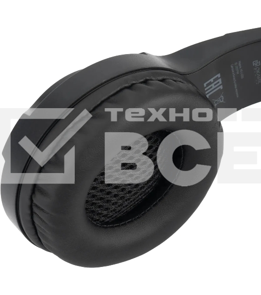 Наушники с микрофоном Оклик HS-L420G черный накладные BT оголовье (1939799)