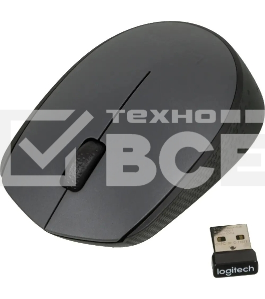 Комплект беспроводной клавиатура+мышь Logitech  MK235 Серый  (920-007949) РФ