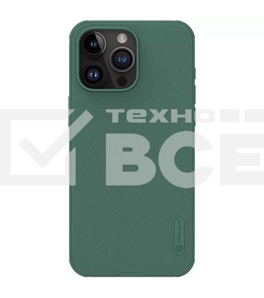 Чехол Super Frosted Shield Pro, темно-зеленый, (AP IP15 Pro Max)