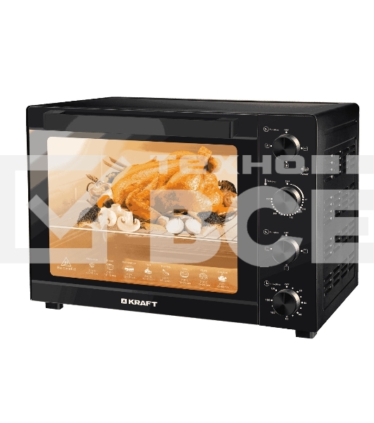 Мини-печь Kraft KFC-MO 6010 HRKBL черный