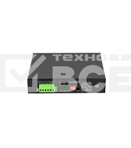 Коммутатор бесперебойный SKAT PoE-5E-1S UPS POE  120Вт порты: 5-Ethernet 1-Uplink