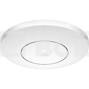 Точка доступа CUDY AC1200 Dual Band Gigabit Ceiling Mount Access Point, MT7621DAN+MT7613B+MT7603E, 867Mbps at 5GHz + 300Mbps at 2.4GHz, 1 x GbE RJ45 Port, Support 12V DC or 802.3af PoE or Passive PoE, Internal Antennas, 48V passive PoE adapter included, C