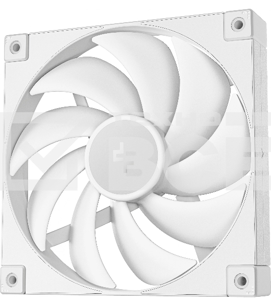 Вентилятор для корпуса DEEPCOOL FD14 белый, 140 мм, 1650 об/мин, 25.6 дБ, 4 pin