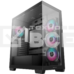 Корпус Deepcool CG580 4F черный без БП ATX 6x120mm 3x140mm 2xUSB3.0 audio bott PSU