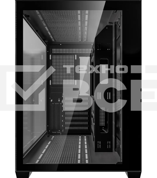 Компьютерный корпус Accord ACC-ZA06B черный без БП ATX 3x120mm 1xUSB2.0 1xUSB3.0 1xUSB3.1 audio