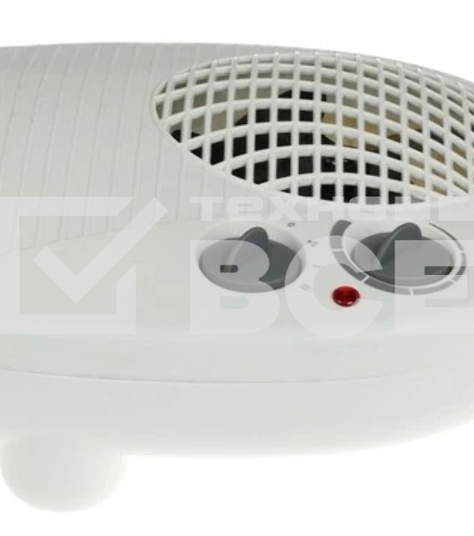 Тепловентилятор Maxwell MW-3456(W), белый, 1000/2000 Вт, 20 м2, термостат