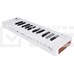 Клавиатура MIDI [231511] Arturia [MicroLab 3 White] 25 клавиш, чувствительных к скорости нажатия, сенсорные полосы pitch и modulation, режим игры аккордами, разъем для подключения педали, type-c, ПО: Analog Lab Intro, Ableton Live Lite. Цвет - белый., фото2