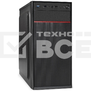 Компьютерный корпус Minitower ExeGate BAA-113U-AA500 (mATX, БП AA500 с вент. 8см, 2хUSB+1хUSB 3.0, аудио, черный)