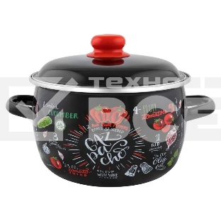 Кастрюля Appetite 1RC161M Gazpacho сферическая эмалированная 2 л