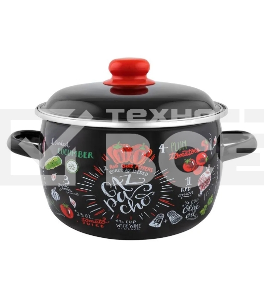 Кастрюля Appetite 1RC161M Gazpacho сферическая эмалированная 2 л