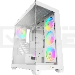 Компьютерный корпус Ocypus Gaммa C72 WH ARGB ATX/win/white/4 ARGB fans/no PSU/Tempered Glass, фото 1