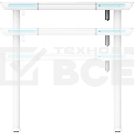 Стол для компьютера Cactus CS-EGD-WT-LED столешница закаленное стекло, белый каркас белый, фото18