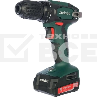 Дрель-шуруповерт Metabo BS 14.4 Li 602206540, Аккумуляторный, 14,4В, 2 АКБ, Кейс