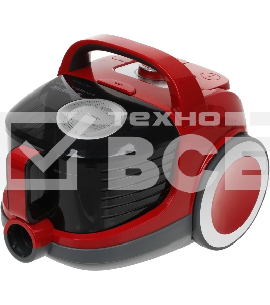 Пылесос Gorenje VC1901GACRCY черный/красный, 280/1900 Вт, уборка сухая, пылесборник контейнер 2.2 л