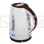 Чайник электрический Великие Реки Томь-1 бел/коричневый, фото2