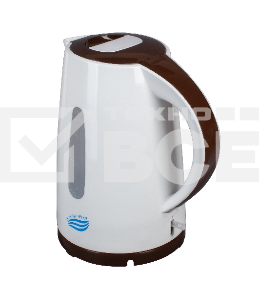Чайник электрический Великие Реки Томь-1 бел/коричневый