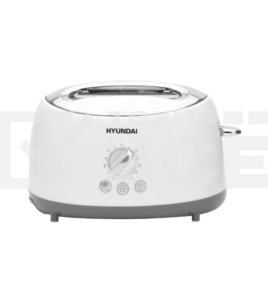 Тостер Hyundai HYT-8003 700Вт белый/серый