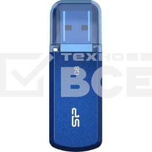 Флешка USB 256Gb Silicon Power Helios 202, USB 3.2, Голубой