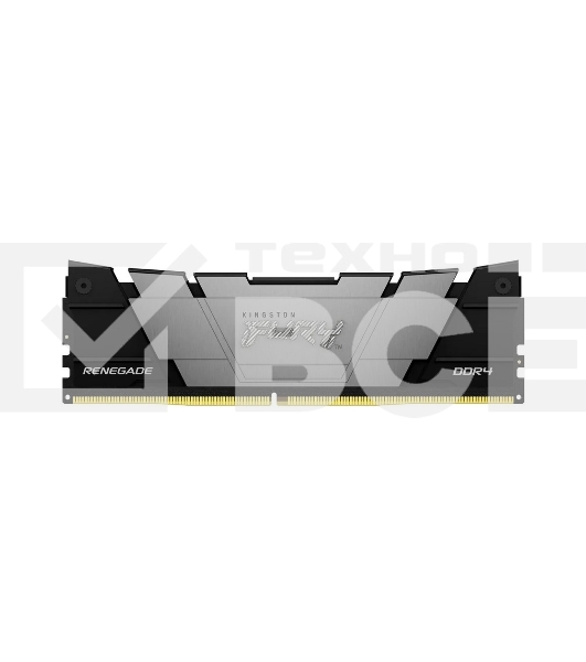 Оперативная память Kingston Fury Renegade Black, DDR4, 8GB (1x8GB), 3600MHz, CL16, с радиатором, черный