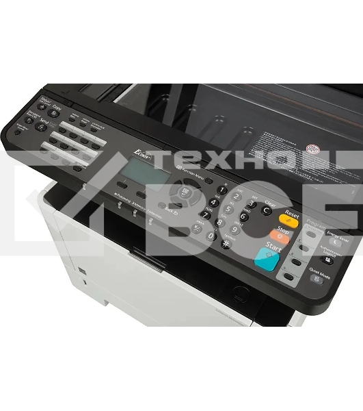 МФУ лазерный Kyocera Ecosys M2040dn (Азия) (1102S33AX0), A4, ч/б, печ. до 40 стр/мин., скан. до 40 стр/мин. (ч/б) 23 стр/мин. (цвет), 1200 x 1200 dpi (печать) 600x600dpi (скан.), USB, RJ-45 (старт.картр. TK-1178)