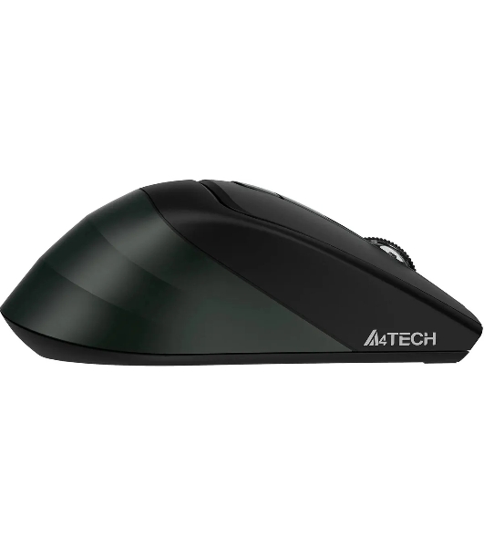 Мышь беспроводная A4Tech Fstyler FB35S темно-зеленый/черный, 2000 dpi, радиоканал, Bluetooth, USB, кнопки - 5