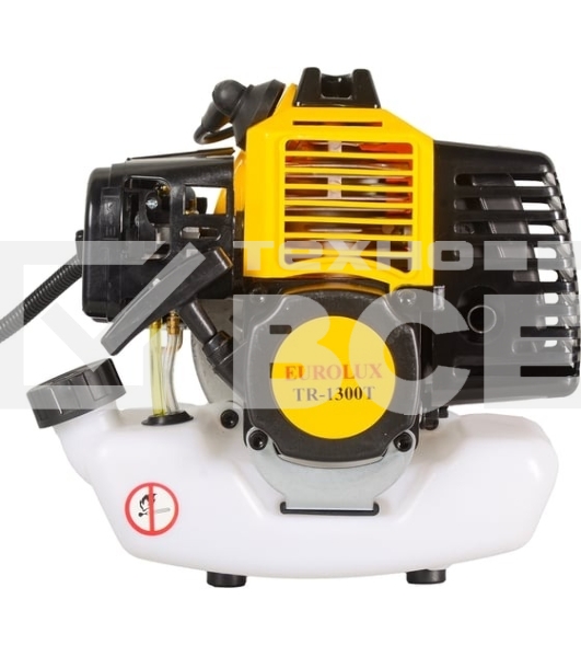 Бензиновый триммер Eurolux TR-1300T 70/2/16 2-х тактный, 1,3 кВт, ширина 255мм, бак 700мл, 7кг