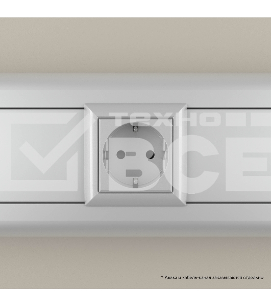 Розетка DKC Avanti 4404002 1-м 2 модуля, 