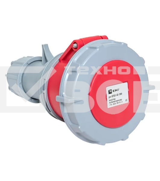 Розетка переносная EKF 2252 ps-2252-32-380 PROxima 3Р+РЕ+N 32А 380В IP67