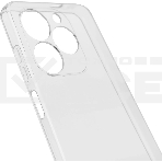 Чехол (клип-кейс) BoraSCO для Tecno Spark 20C 72689 прозрачный, фото2