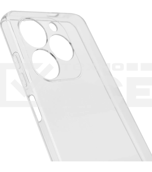 Чехол (клип-кейс) BoraSCO для Tecno Spark 20C 72689 прозрачный