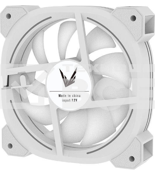 Вентилятор для корпуса Formula Nulight 12WH ARPW Reverse ARGB белый, 120 мм, 1500 об/мин, 25.34 дБ, 4 pin