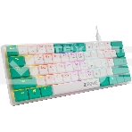 Механическая клавиатура Defender Zane GK-089 RU,бел/зелен,61кн,1.5м,LowRed_1, фото5
