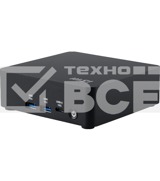 Неттоп MSI Cubi NUC AI 1UMG-064XRU Core Ultra 7 155H (1.4) 16Gb SSD 1Tb Graphics CR без ОС 2xGbitEth WiFi BT 120W черный (9S6-B20911-065)