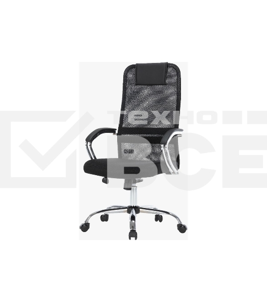 Кресло офисное Chairman CH612 chrome черный (7145933)