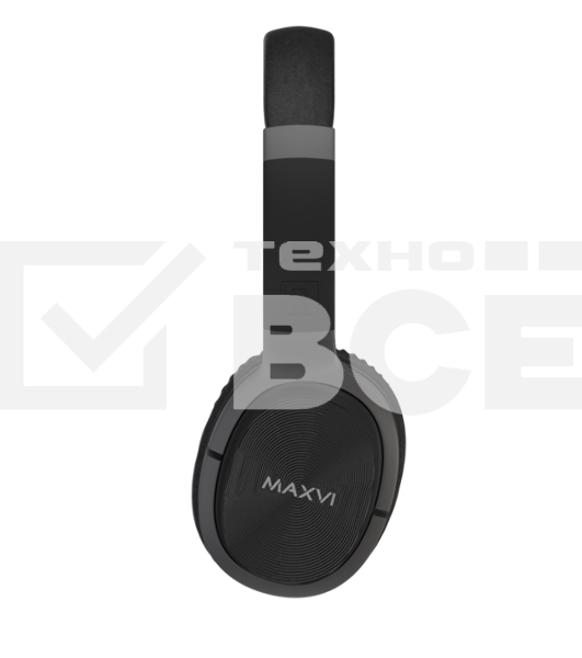Беспроводные полноразмерные наушники Maxvi MHF-203BT черные, Bluetooth 5.3\FM\MP3\300 мАч\микрофон