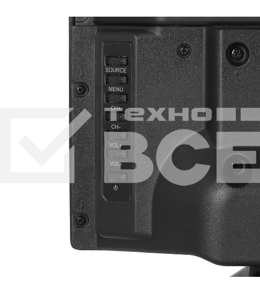 Телевизор PolarLine 65' 65PU51TC-SM черный LED UHD 60Hz Smart TV