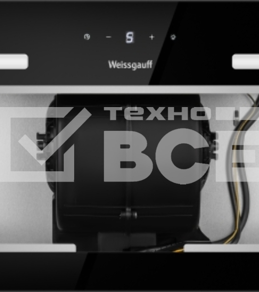 Вытяжка Weissgauff BOX 850 Touch Black Glass