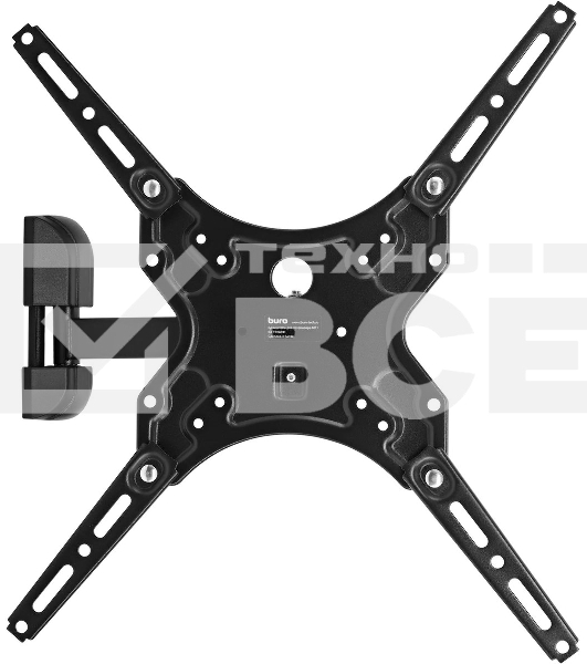 Кронштейн для телевизора Buro MF1 черный 13'-60' макс.25кг настенный поворот и наклон
